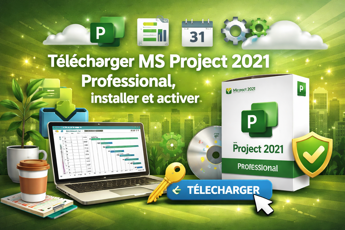 Guide de téléchargement, d'installation et d'activation de Microsoft Project 2021 Professional