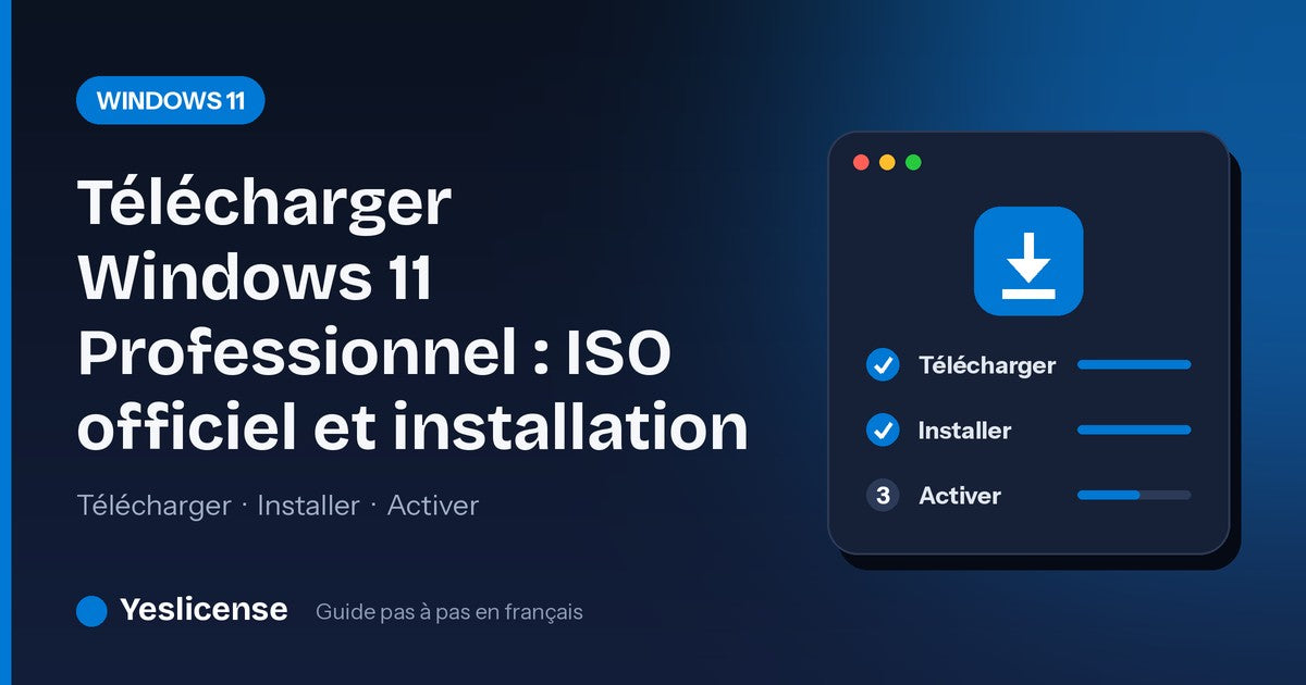 Télécharger Windows 11 Professionnel : ISO officiel et installation