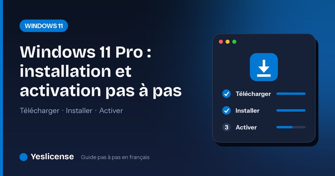 Windows 11 Pro : installation et activation pas à pas