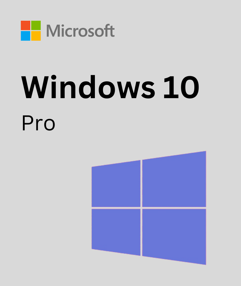 Clé de licence Windows 10 Professionnel originale — activation immédiate Microsoft