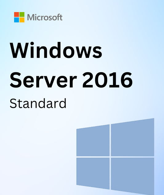 Windows Server 2016 Standard — Clé de Licence Originale