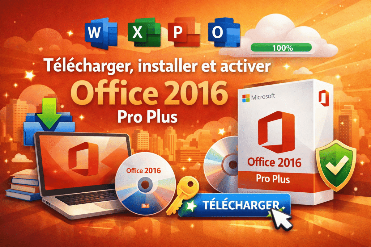 télécharger Office 2016 Pro Plus, installer, activer